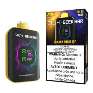 Banana Burst Ice STLTH X Geek Bar Disposable Vape 80K