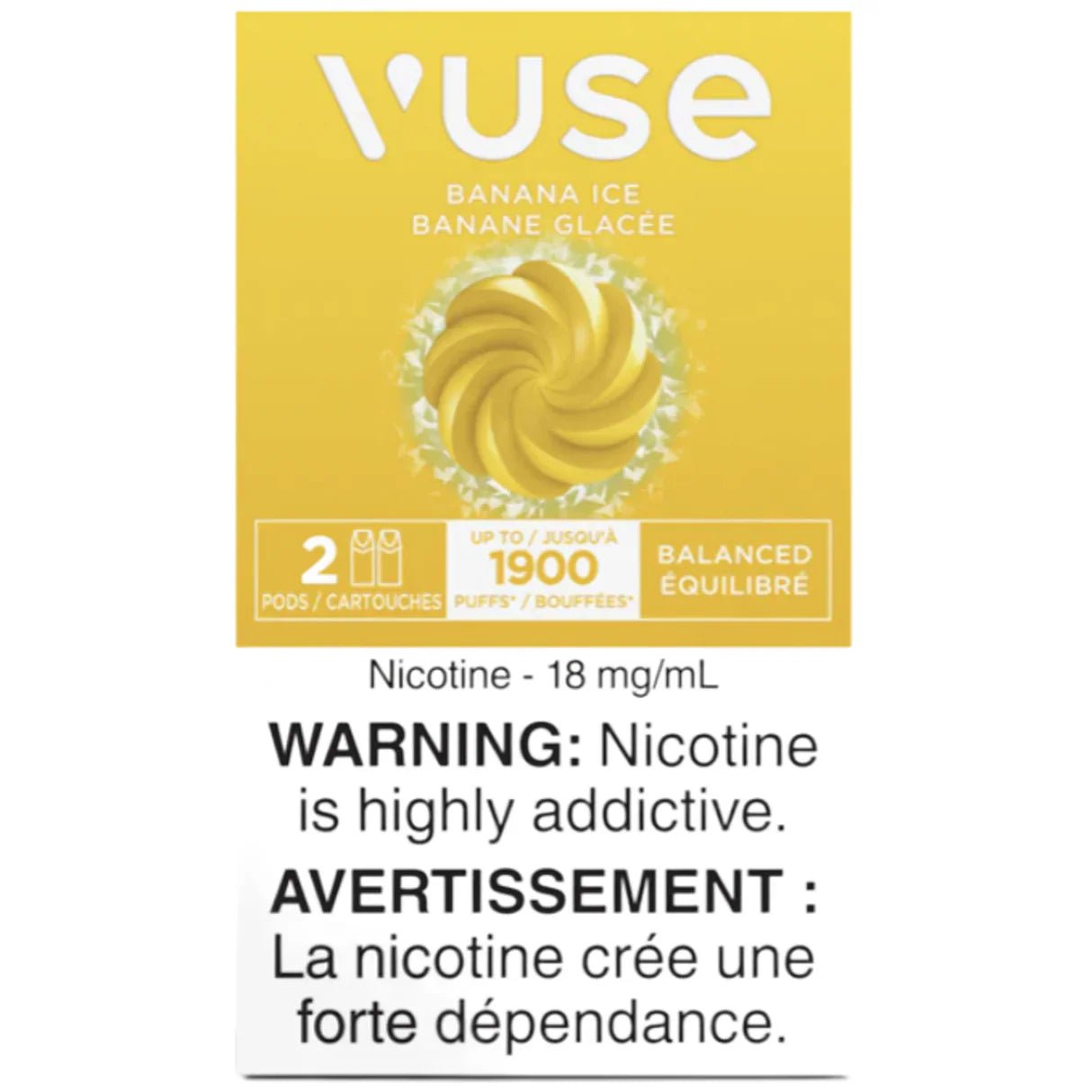 Banana Ice Vuse Epod (2pk)