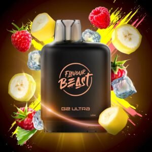 Banana Raspberry (Iced) - Level X Flavour Beast G2 Ultra 50K