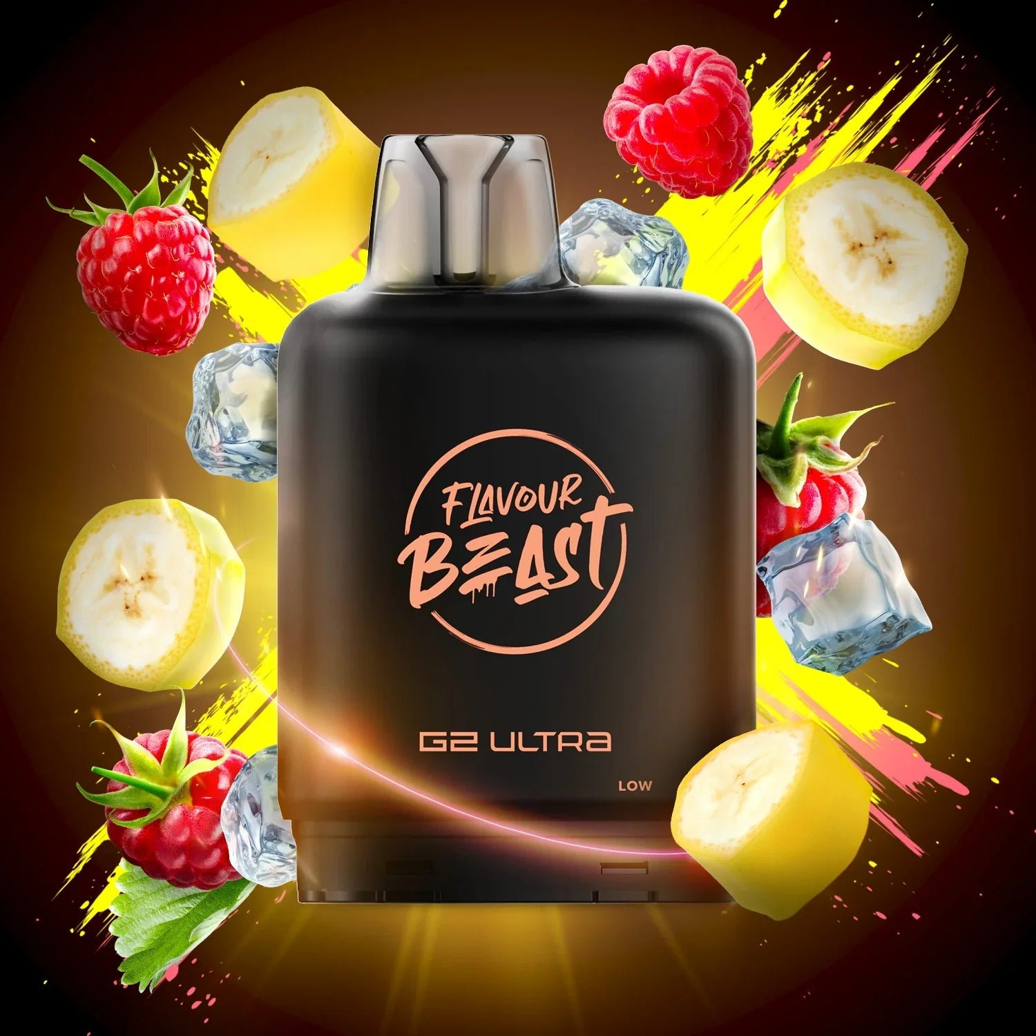Banana Raspberry (Iced) - Level X Flavour Beast G2 Ultra 50K