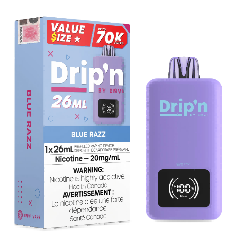 Blue Razz Envi Drip’n 70K Disposable Vape