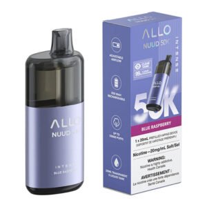 Blue Raspberry Allo Intense Nuud 50K Disposable Vape Device