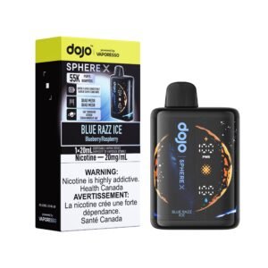 Blue Razz Ice Dojo Sphere X 55K Disposable Vape