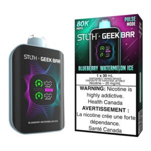 Blueberry Watermelon Ice STLTH X Geek Bar Disposable Vape 80K