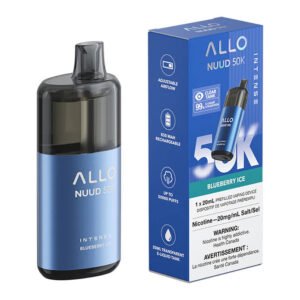 Blueberry Ice Allo Intense Nuud 50K Disposable Vape Device