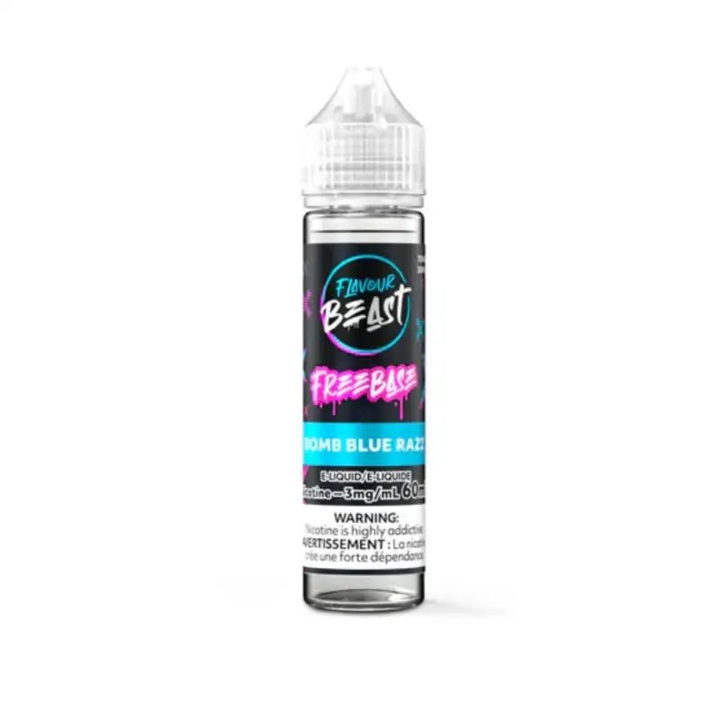 Bomb Blue Razz-Flavour Beast E-Liquid Freebase 60ML