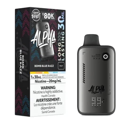 Bomb Blue Razz Flavour Beast ALPHA 80k Disposable Vape