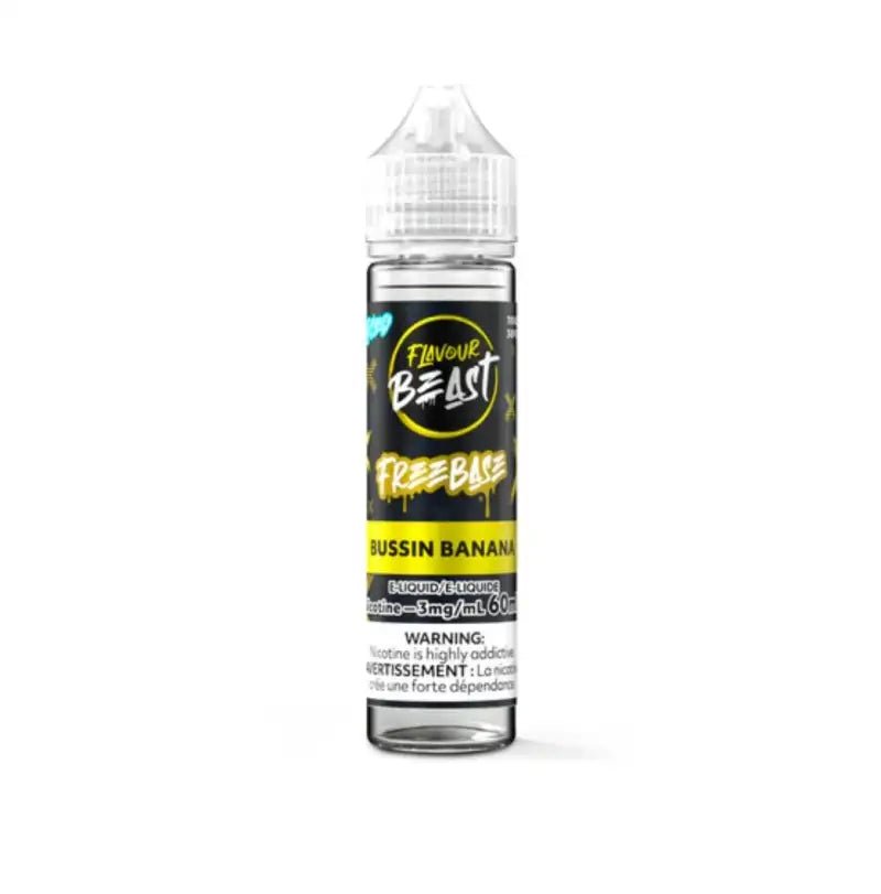 Bussin Banana Iced-Flavour Beast E-Liquid Freebase 60ML