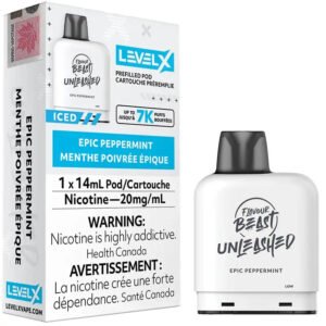 Epic Peppermint Flavour Beast Level X 7K Disposable Vape