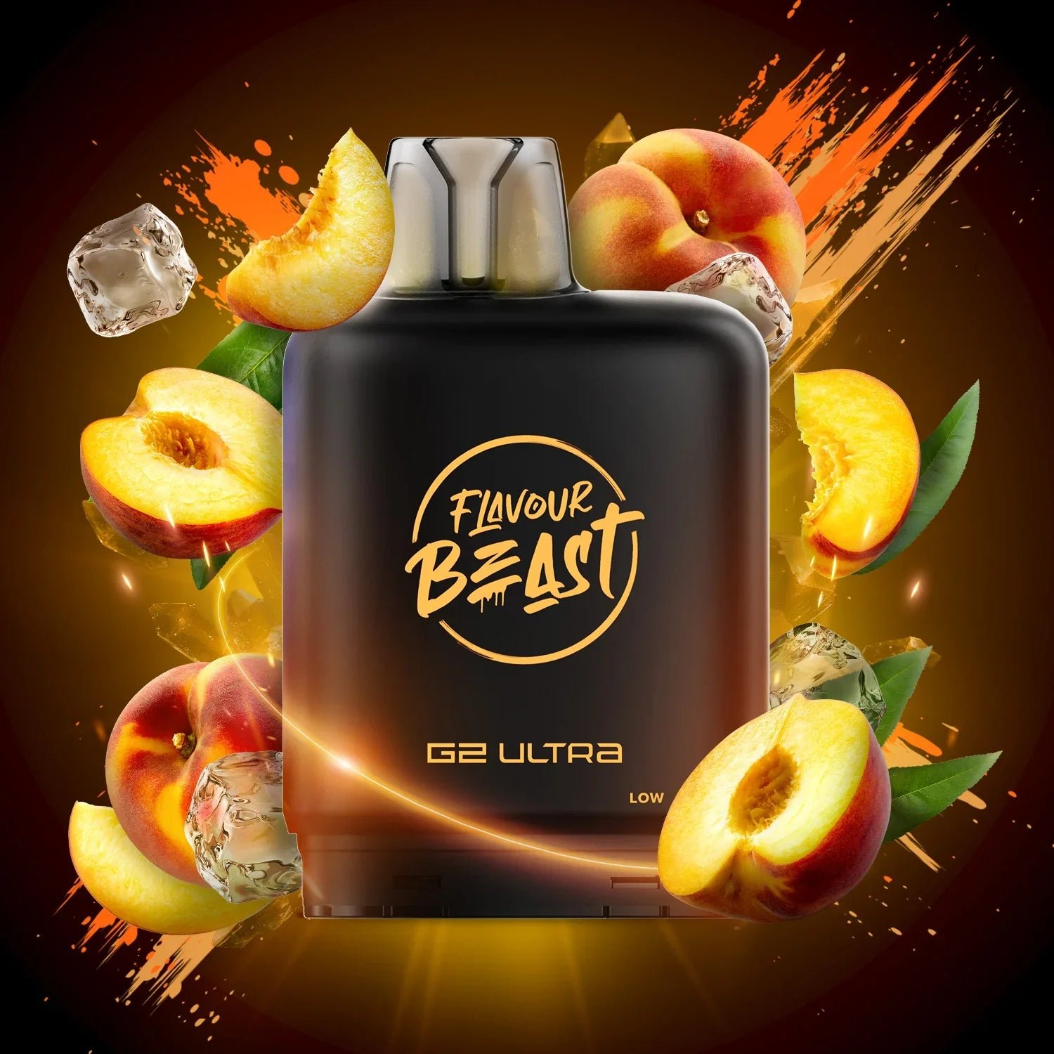 Frizzy Peach (Iced)- Level X Flavour Beast G2 Ultra 50K