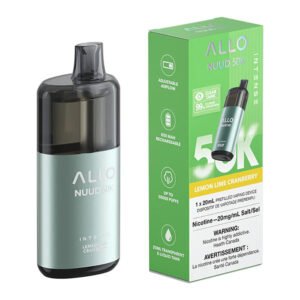 Lemon Lime Cranberry Allo Intense Nuud 50K Disposable Vape Device