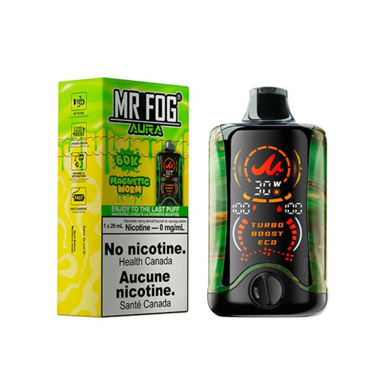 Magnetic Worm Mr. Fog Aura 60K Disposable Vape - Image 2