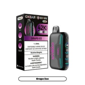 Grape Ice OXBAR X Rocky Vapor G42K Disposable Vape