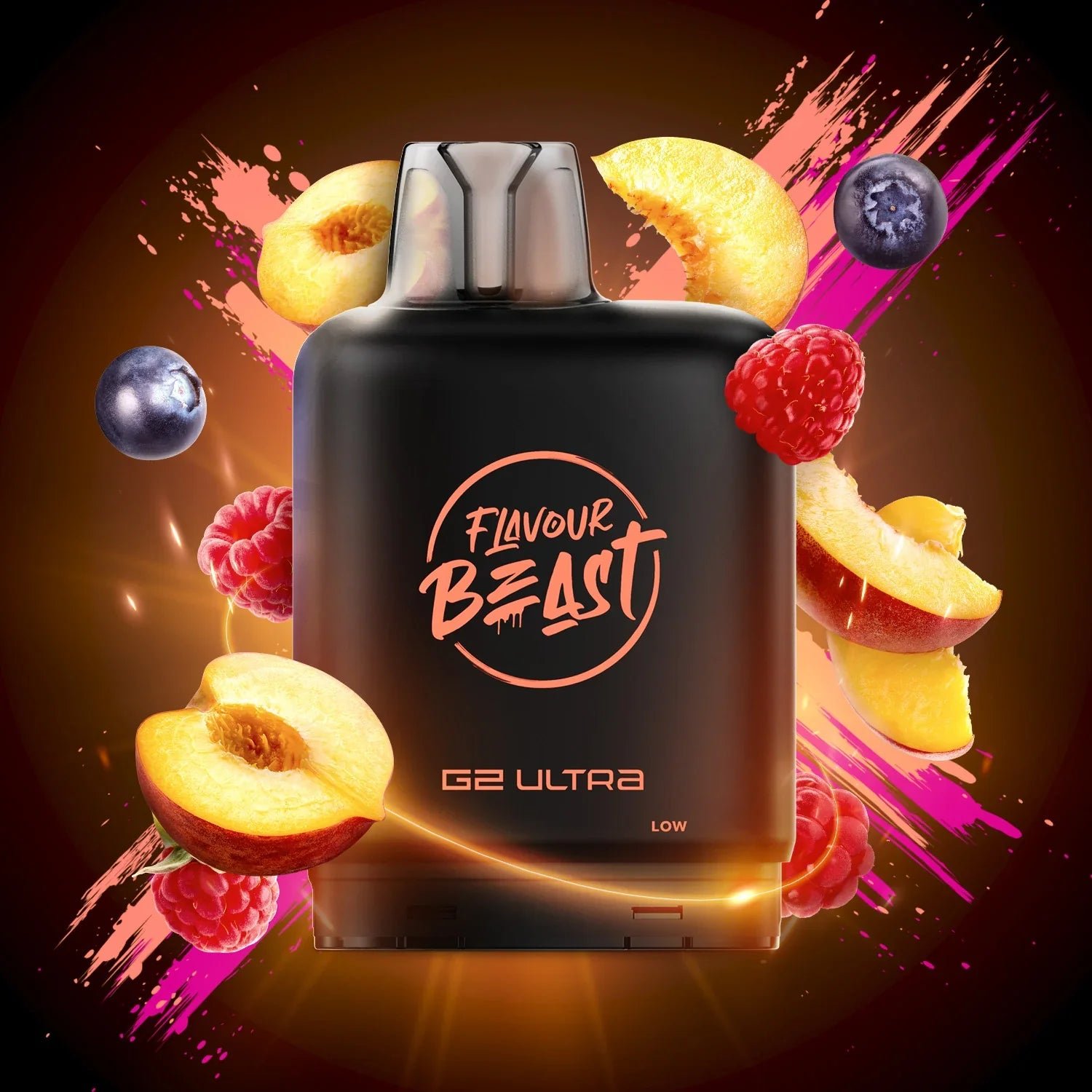 Packin' Peach Berry - Level X Flavour Beast G2 Ultra 50K