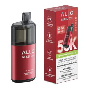 Pomegranate Guava Ice Allo Intense Nuud 50K Disposable Vape Device