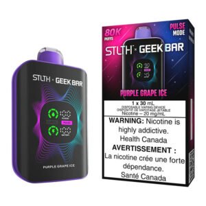 Purple Grape Ice STLTH X Geek Bar Disposable Vape 80K