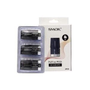 🎁 SMOK NFIX Replacement Pods Meshed 0.8Ω (3 Pack) (50% off)