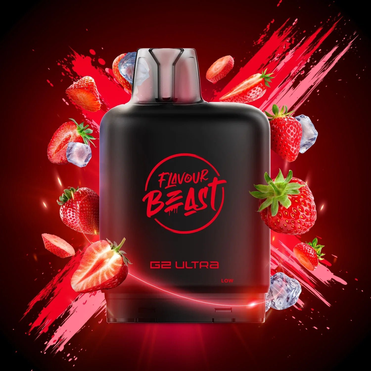 Sic Strawberry (Iced) - Level X Flavour Beast G2 Ultra 50K