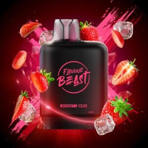 Smashin' Strawberry Jewel (Iced) - Level X Flavour Beast G2 Ultra 50K