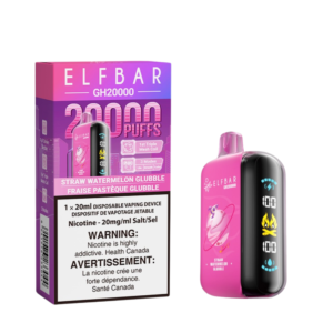 Straw Watermelon Glubble Elf Bar GH20k Disposable Vape