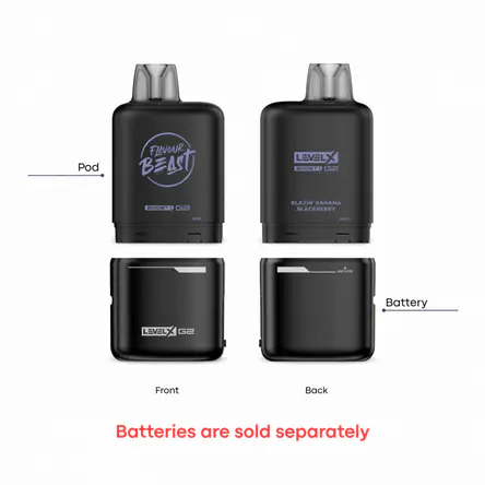 Strawberry Cherry Watermelon Iced- Level X Boost G2 Pods - Image 2