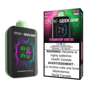 Strawberry Kiwi Ice STLTH X Geek Bar Disposable Vape 80K