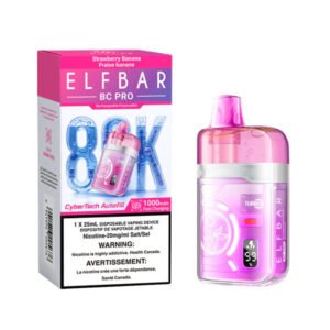 Strawberry Banana ELF Bar BC Pro 80K Disposable Vape