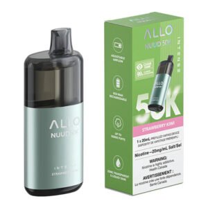 Strawberry Kiwi Allo Intense Nuud 50K Disposable Vape Device