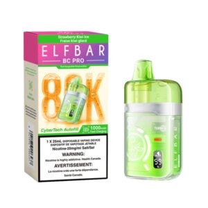 Strawberry Kiwi Ice ELF Bar BC Pro 80K Disposable Vape