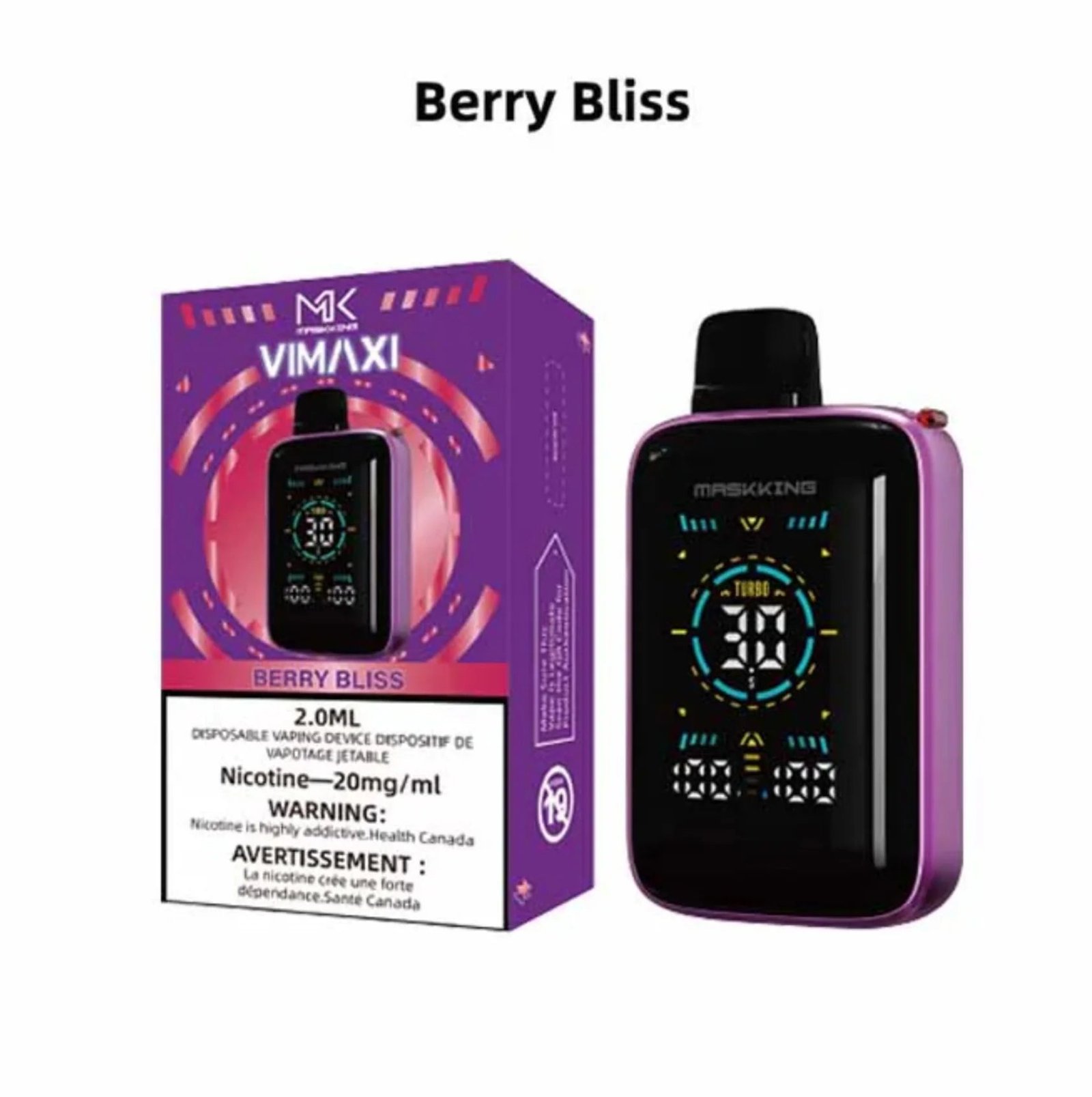Berry Bliss Maskking VIMAXI 20K Disposable Vape