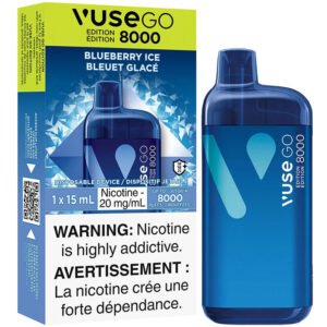 Blue Raspberry Ice Vuse GO 8000 Disposable Vape