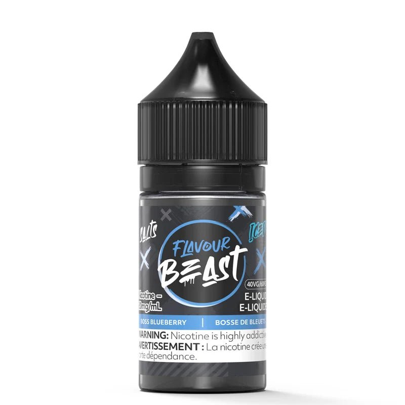 Boss Blueberry Iced - Flavour Beast E-Liquid Salt 30ML'