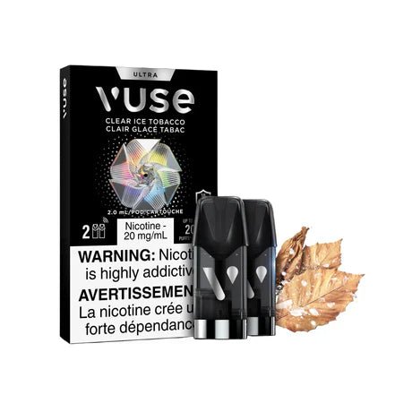 Clear Ice Tobacco Vuse Ultra Pods (2pk)