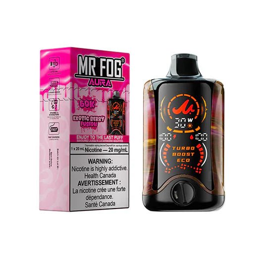 Exotic Berry Fusion Mr. Fog Aura 60K Disposable Vape