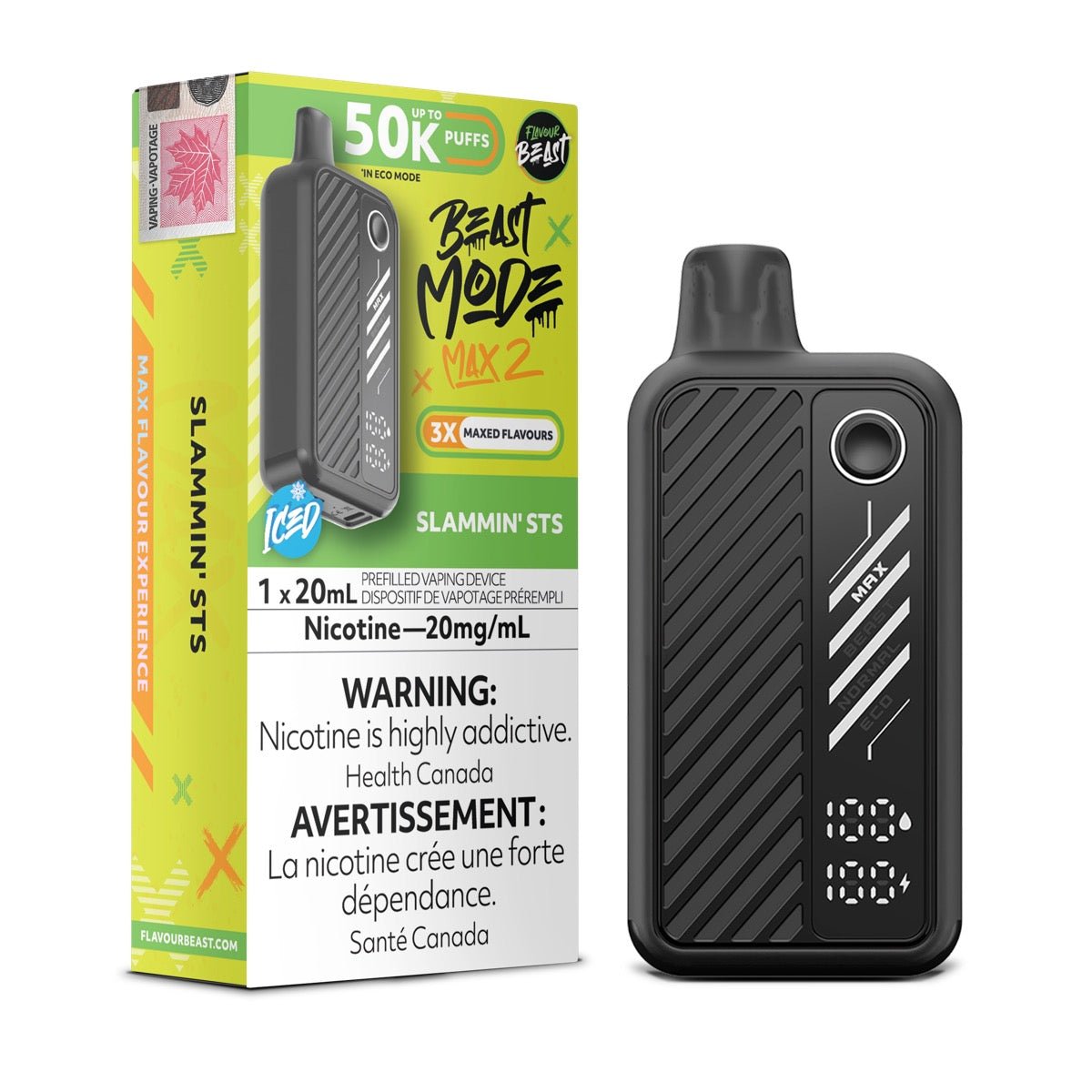 Slammin' STS Iced Flavour Beast Beast Mode Max 2 50K Disposable Vape