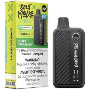 Super Spermint Flavour Beast Mode Max 18K Disposable Vape