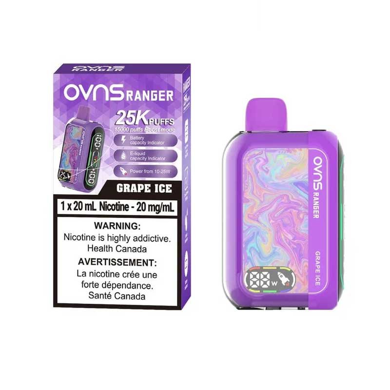 Grape Ice-OVNS Ranger 25K Disposable