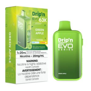Green Apple Drip'n by Envi EVO 63K Disposable Vape