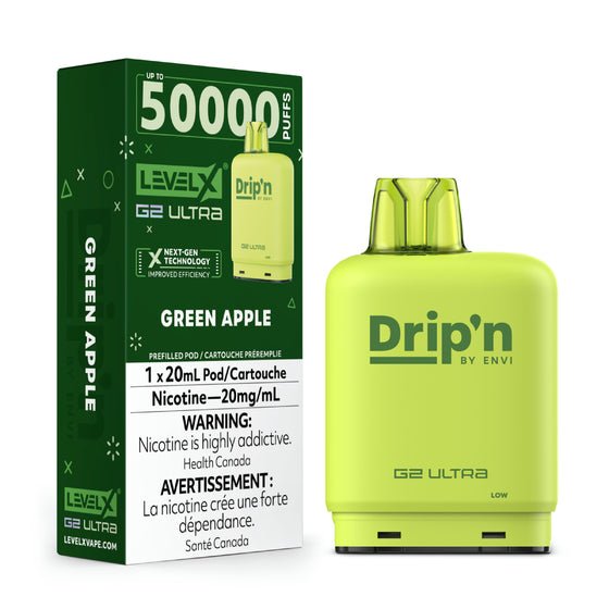 Green Apple -Drip'n Level X G2 Ultra 50k
