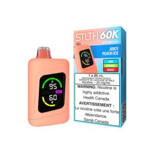 Juicy Peach Ice STLTH 60K Disposable Vape