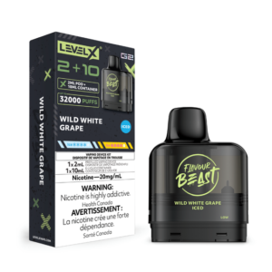 Wild White Grape Iced Flavour Beast Level X G2 2+10