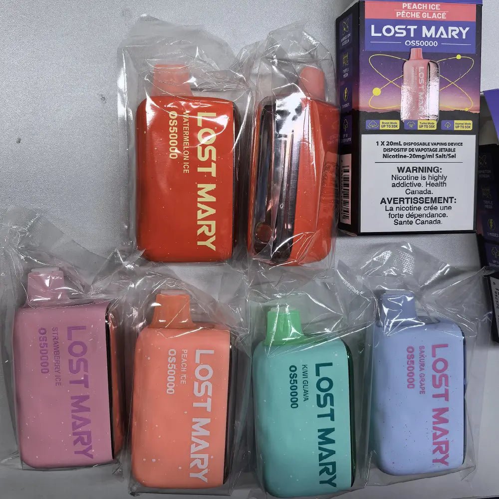 Watermelon Ice Flavour Lost Mary OS50000 Disposable Vape - Image 3