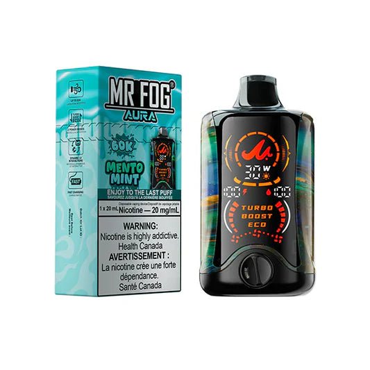 Mento Mint Mr. Fog Aura 60K Disposable Vape