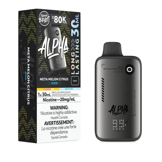 Meta Melon Citrus Iced Flavour Beast ALPHA 80k Disposable Vape