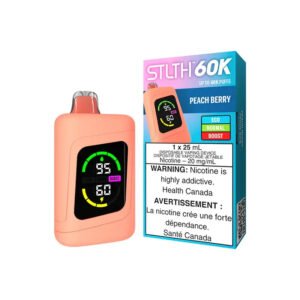 Peach Berry STLTH 60K Disposable Vape