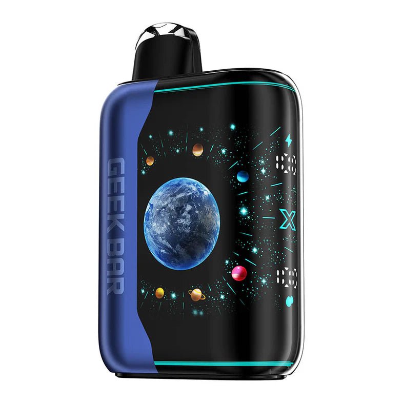 Peach Berry Lime lce Geek Bar Pulse X 25K Platinum Edition Disposable Vape