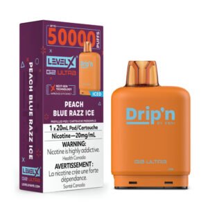 Peach Blue Razz Ice -Drip'n Level X G2 Ultra 50k