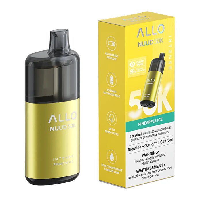 Pineapple Ice Allo Intense Nuud 50K Disposable Vape Device