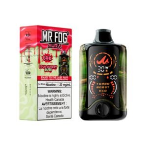 Sour Cherry Bliss Mr. Fog Aura 60K Disposable Vape