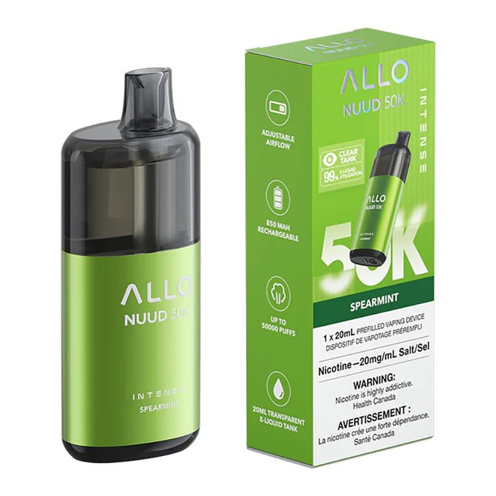 Spearmint Allo Intense Nuud 50K Disposable Vape Device